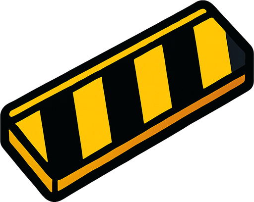 yol şeriti.
In-Game asset.  2d.  High contrast.  No shadows