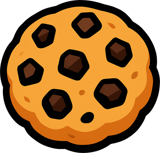 cookie.
In-Game asset.  2d.  High contrast.  No shadows