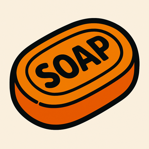 Soap.
In-Game asset.  2d.  High contrast.  No shadows