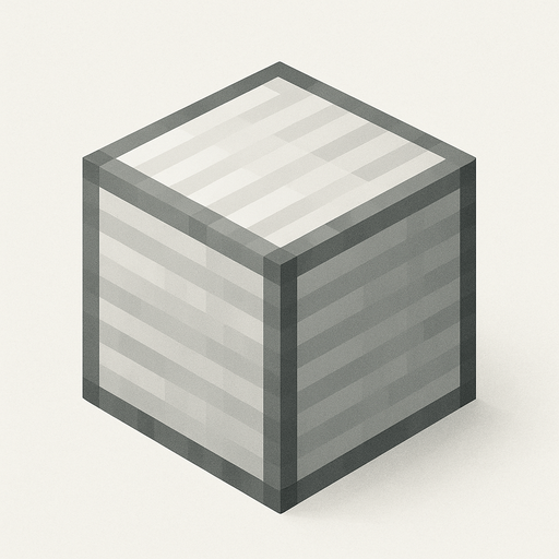 Minecraft Demir Bloğu. 2D