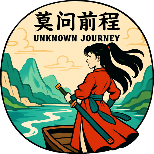 Round shape, Replace Chinese word from “不知途”to“莫问前程”,others remaining the same