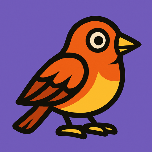 bird.
In-Game asset.  2d.  High contrast.  No shadows