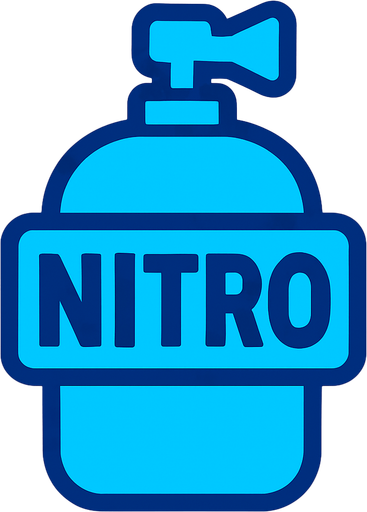 Nitro image blue
In-Game asset.  2d.  High contrast.  No shadows