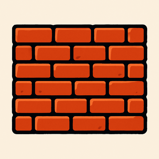 Duvar.
In-Game asset.  2d.  High contrast.  No shadows