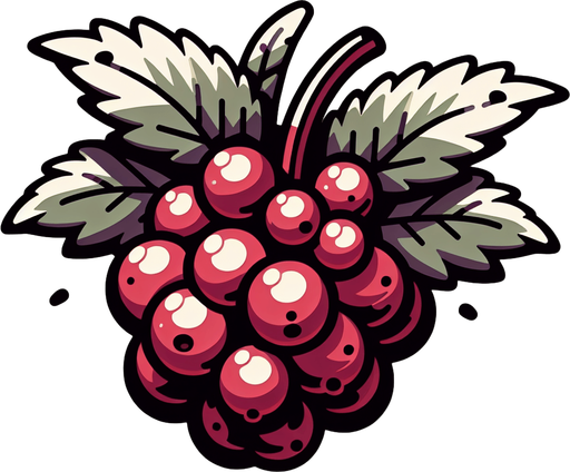 berry.
Single Game Texture. In-Game asset. 2d. Blank background. High contrast. No shadows.