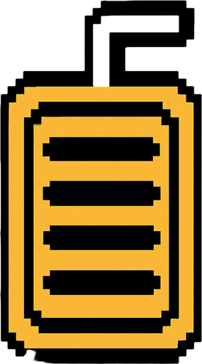 pixel art gas pedal bird's eye view.
In-Game asset.  2d.  High contrast.  No shadows