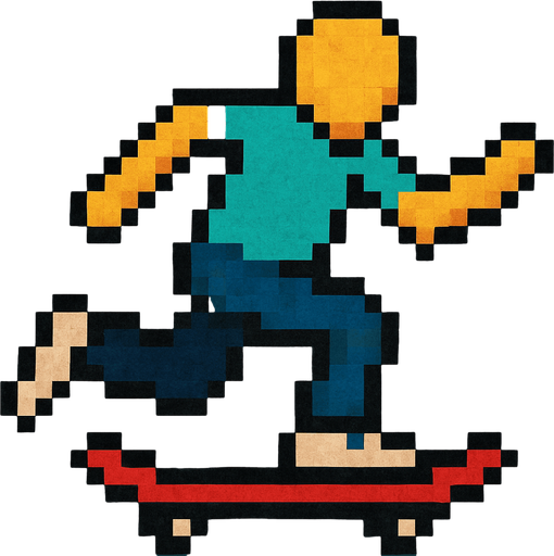 retro pixel ar style 80s