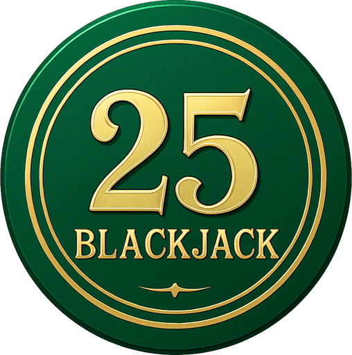 "Crea un asset para una ficha de casino de $25 para Blackjack.
Color Principal: Verde esmeralda brillante o un verde bosque profundo.
Borde/Detalles: Dos o tres franjas finas en un color que contraste, como blanco o dorado.
Valor: El número '25' grande y claro en el centro, en dorado o blanco, con una tipografía de casino.
Estilo: Lujoso, distintivo, coherente con 'La Tentación Dorada'.".
In-Game asset.  2d.  High contrast.  No shadows