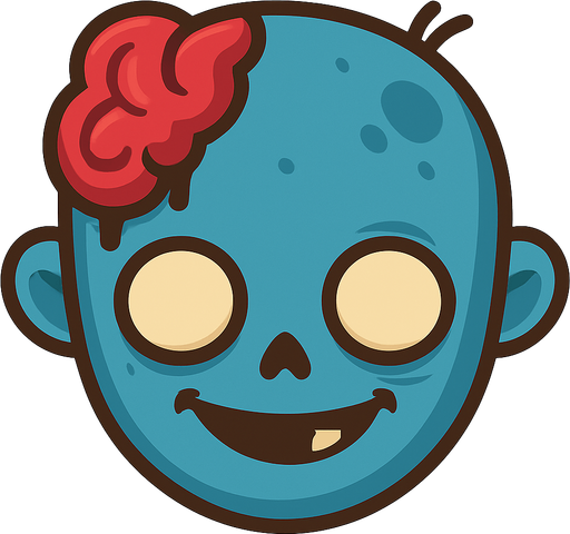 Make its skin blue and make it smile