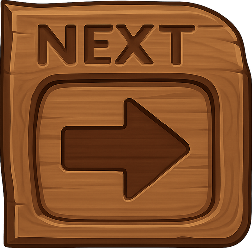 wooden style. No background. Transparent background. Blank background. No shadows. 2d. In-Game asset. flat