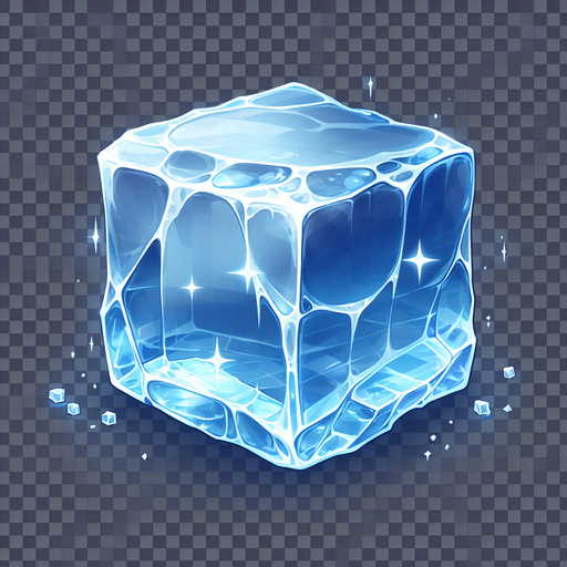 Ice.
Single Game Texture.  In-Game asset.  2d.  Blank background.  No shadows
