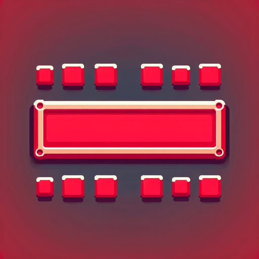 Create a plain red health bar
Single Game Texture. In-Game asset. 2d. Blank background. High contrast. No shadows.