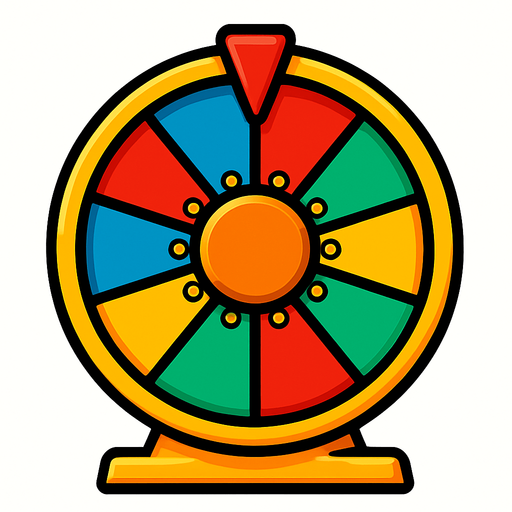 Fun çark.
In-Game asset.  2d.  High contrast.  No shadows