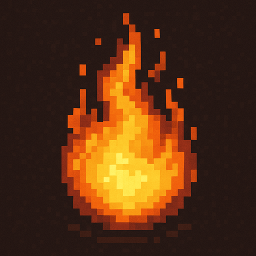 Fire ball pixel