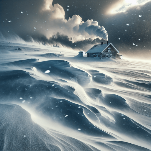 Drifting snow