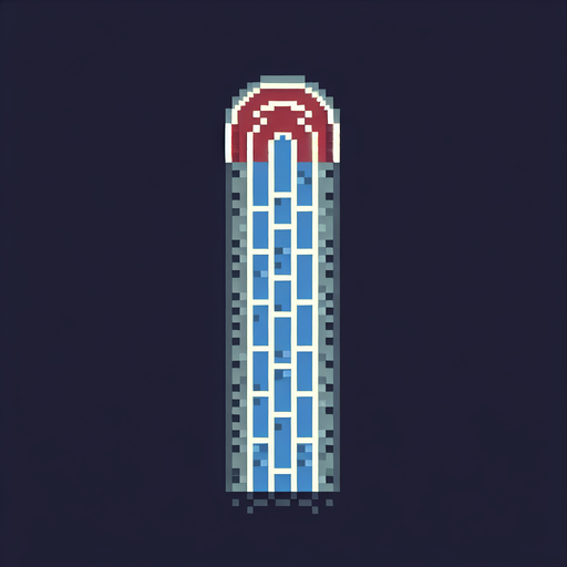 minimalist 8-bit style, top-down view of a straight segment of an Olympic running track. The background should simulate a continuous straight track in the game.
Single Game Texture. In-Game asset. 2d.