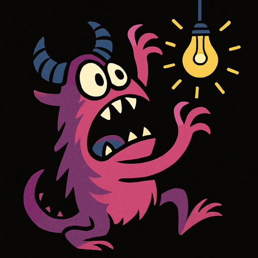 karakterimizi yani ışığı yakalamaya çalışan bir canavar.
In-Game asset.  2d.  High contrast.  No shadows