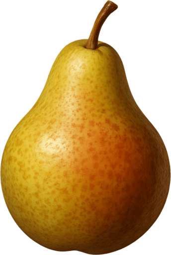 create ultra realistic pear.
In-Game asset.  2d.  High contrast.  No shadows