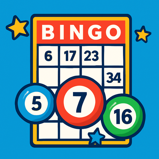 Bingo thema.
In-Game asset.  2d.  High contrast.  No shadows