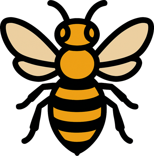 Abeille.
In-Game asset.  2d.  High contrast.  No shadows