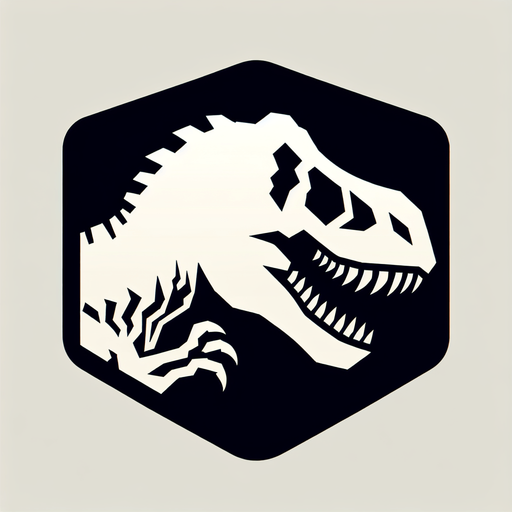 T-Rex from no Internet game.
Single Game Texture. In-Game asset. 2d. Blank background. High contrast. No shadows.