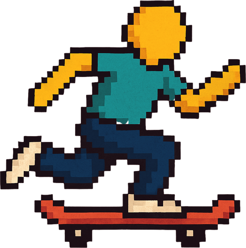 retro pixel ar style 80s