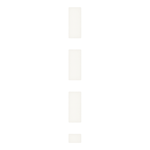 an piece of road line lane (intermitent not continuos).
In-Game asset.  2d.  High contrast.  No shadows