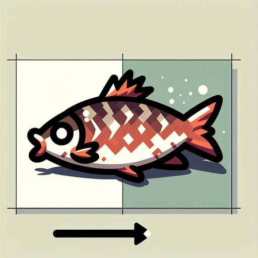 A carp which looks dumb.
Single Game Texture. In-Game asset. 2d. Blank background. High contrast. No shadows.