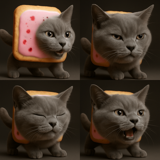 Sprite sheet with different face expressions