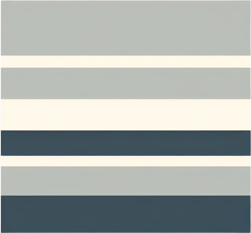 2 simple large plain horizontal gray stripes..