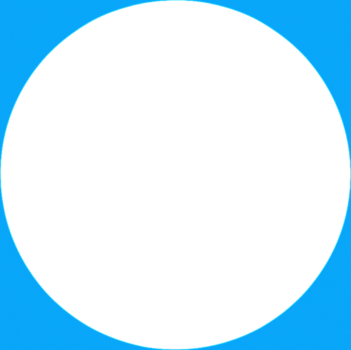 black circle.
In-Game asset.  2d.  High contrast.  No shadows