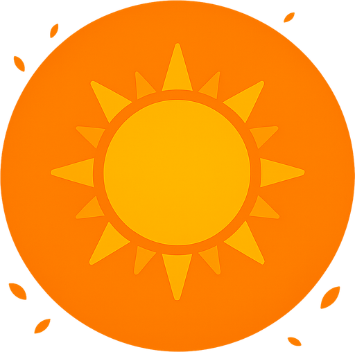 Bunun güneş versiyonunu yap ve icersindeki alev görseli yerine güneş versiyonu olsun