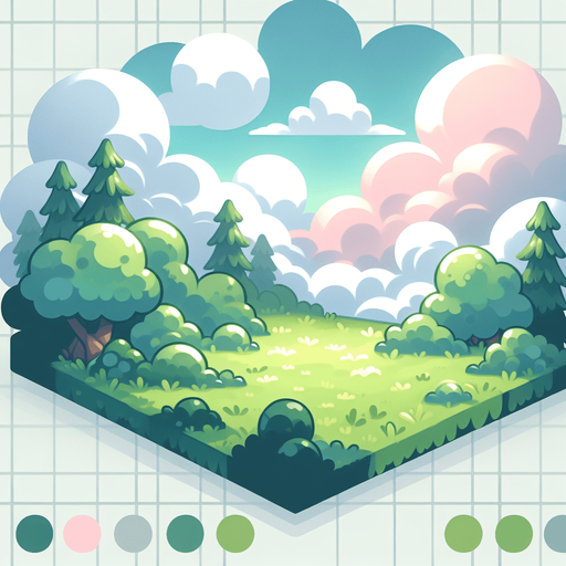 Нужно чтоб был нежный, спокойный фон, с присутсвием облаков.
Single Game Texture. In-Game asset. 2d. Blank background. High contrast. No shadows.