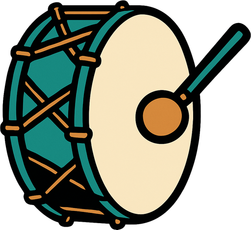 Davul.
In-Game asset.  2d.  High contrast.  No shadows