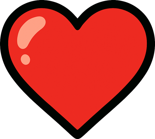 Kalp.
In-Game asset.  2d.  High contrast.  No shadows