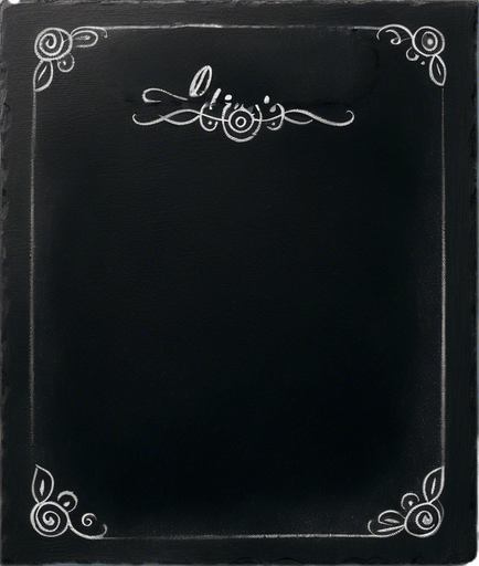 Top Title "ELIXIR" handwritten in chalk