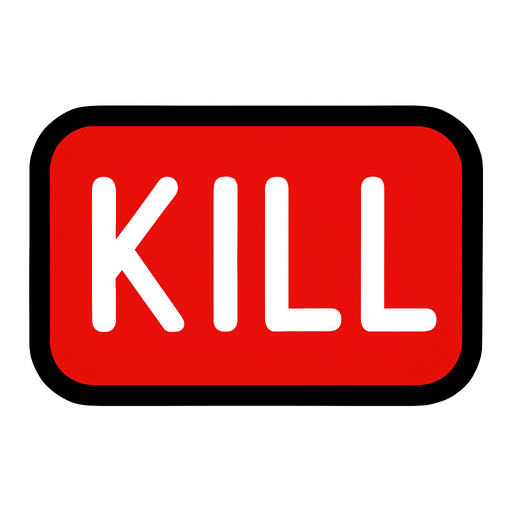 killButton among us.
In-Game asset.  2d.  High contrast.  No shadows