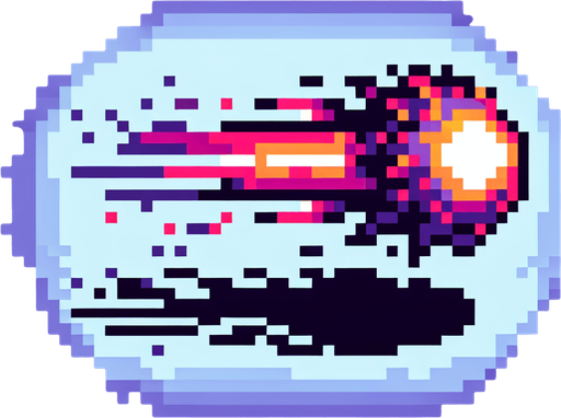 Enemy pixel.
Single Game Texture. In-Game asset. 2d. Blank background. High contrast. No shadows.