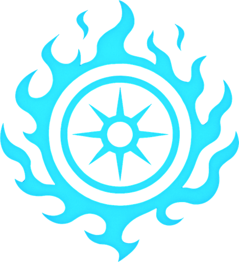 auraBlue top view.
In-Game asset.  2d.  High contrast.  No shadows