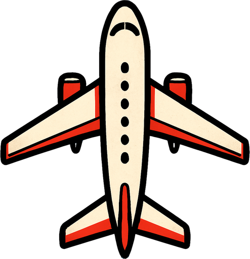 Make a bird's eye view airplane..
In-Game asset.  2d.  High contrast.  No shadows