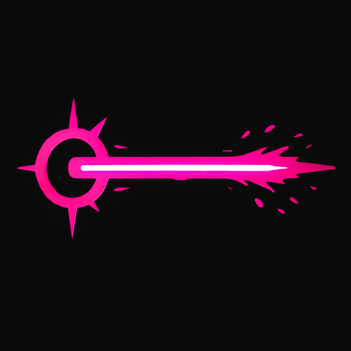 laser ray.
In-Game asset.  2d.  High contrast.  No shadows