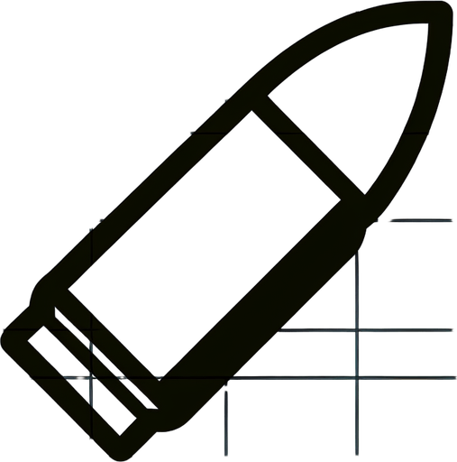 White_bullet_icon.
Single Game Texture. In-Game asset. 2d. Blank background. High contrast. No shadows.