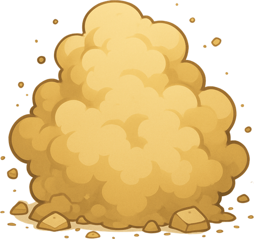 Polvo de construcción denso.
In-Game asset.  No shadows