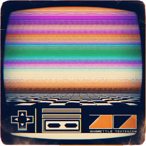 horizontal scan lines, slightly distorted colors, subtle static noise, and faint glow around edges..
Single Game Texture. In-Game asset. 2d. Blank background. High contrast. No shadows.