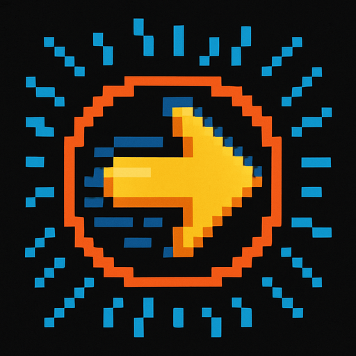 Powerup speed boost 2d pixilated topdown.
In-Game asset.  2d.  High contrast.  No shadows