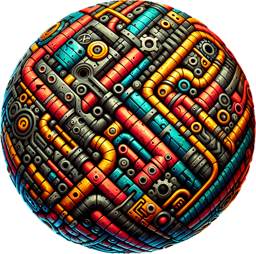 Sewer.
Single Game Texture.  In-Game asset.  Blank background.  High contrast.  No shadows