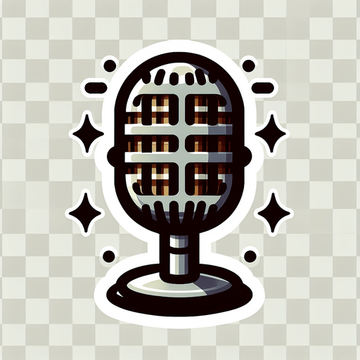 Cartoon classical microphone.
Single Game Texture.  In-Game asset.  2d.  Blank background.  High contrast.  No shadows
