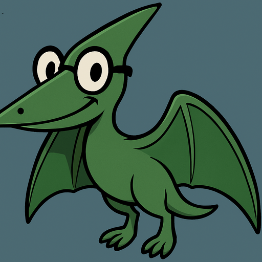 Same dinosaur but with wings down