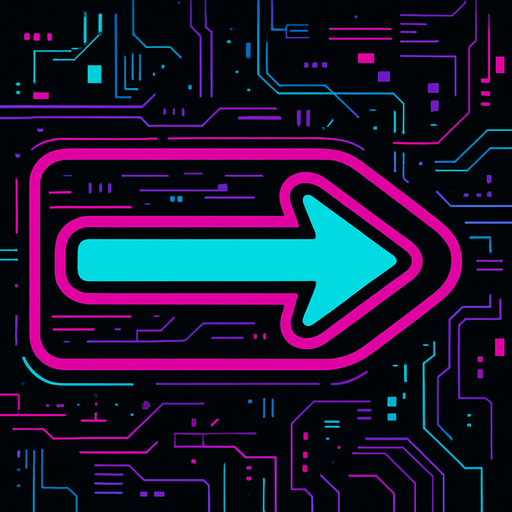 Cyberpunk style swipe note for music rhythm game.
In-Game asset.  2d.  High contrast.  No shadows