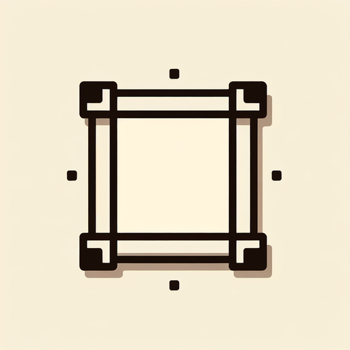 simple beige background with black outline rectengular.
Single Game Texture. In-Game asset. 2d.blank background . High contrast. No shadows.